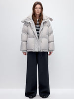 Windproof Hooded Duck Down Jacket