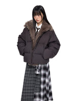 Vintage Fur Collar Down