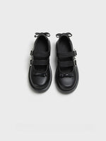 Black Bow Mary Jane Shoes