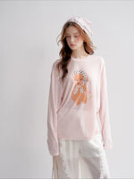 Dog Print Blouse