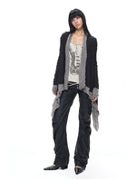 Reversible Wing Print Cardigan