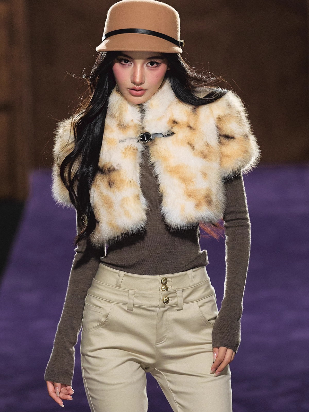 Double-Waist Stretch Skinny Jeans