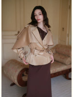 Vintage Wool Blend Trench Coat