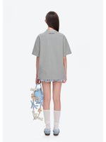 Elephant Bear Print Logo Cotton T-shirt
