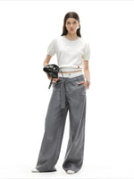 Pony Knit Cropped Tee