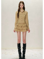 Utility Shirt Skirt Set