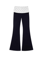 Polka Dot Layered Sweatshirt Set