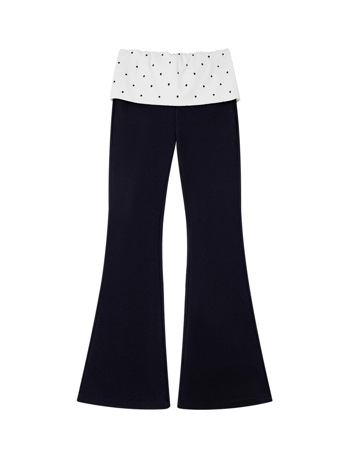 Polka Dot Layered Sweatshirt Set