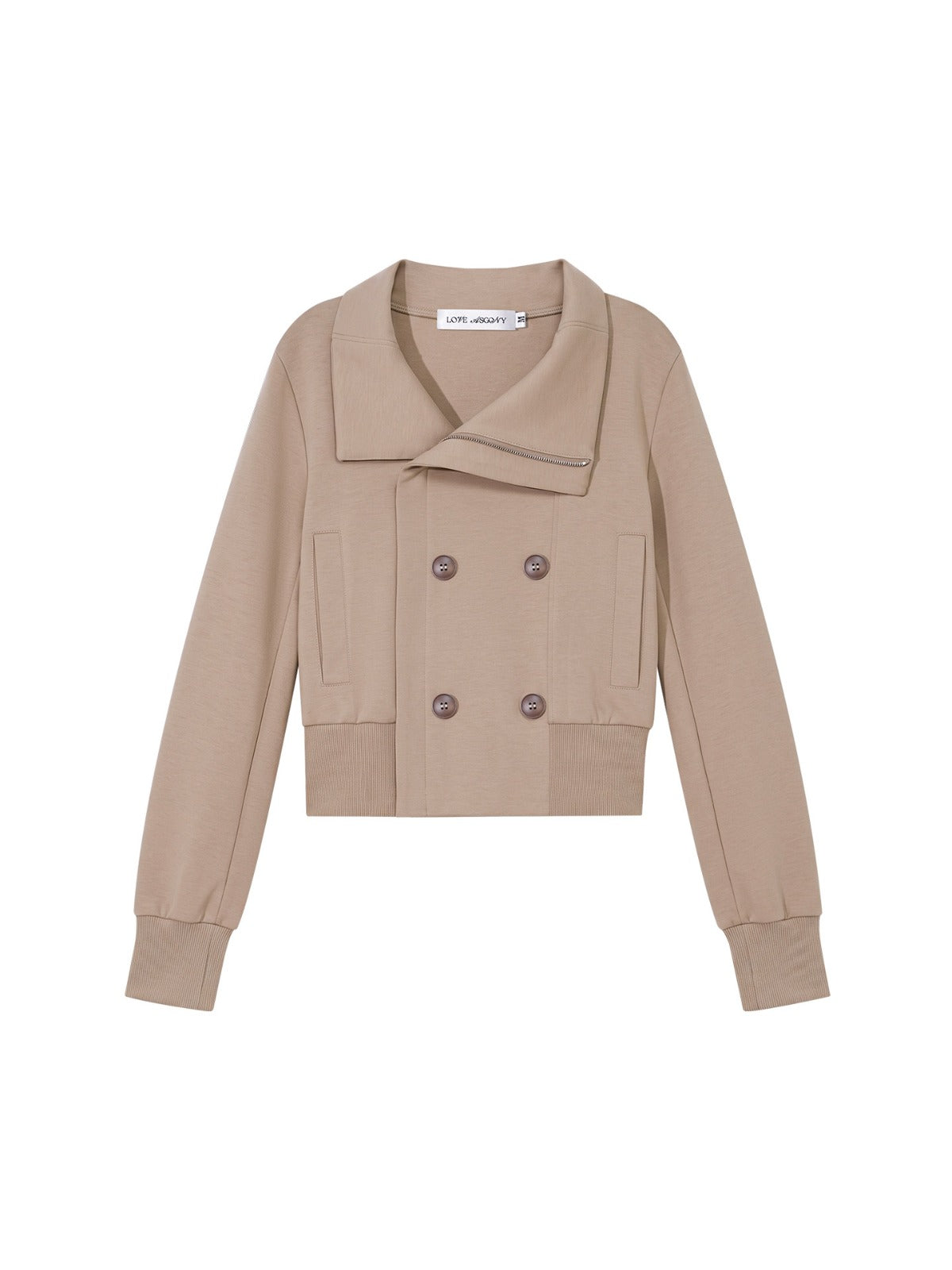 Double Breasted Jacket &amp; Sweatpants Set
