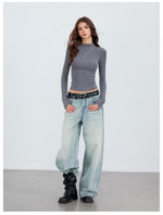 Studded PU Leather Belt