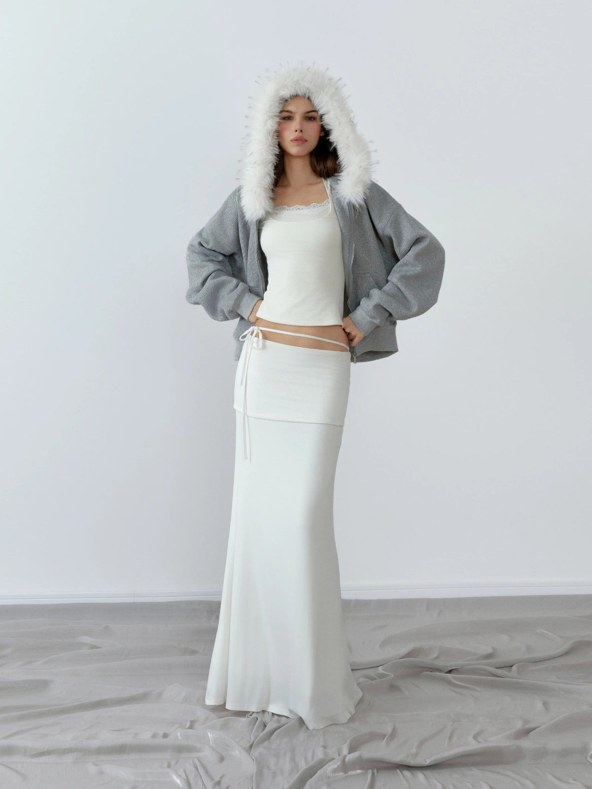 Fur Hooded Jacket