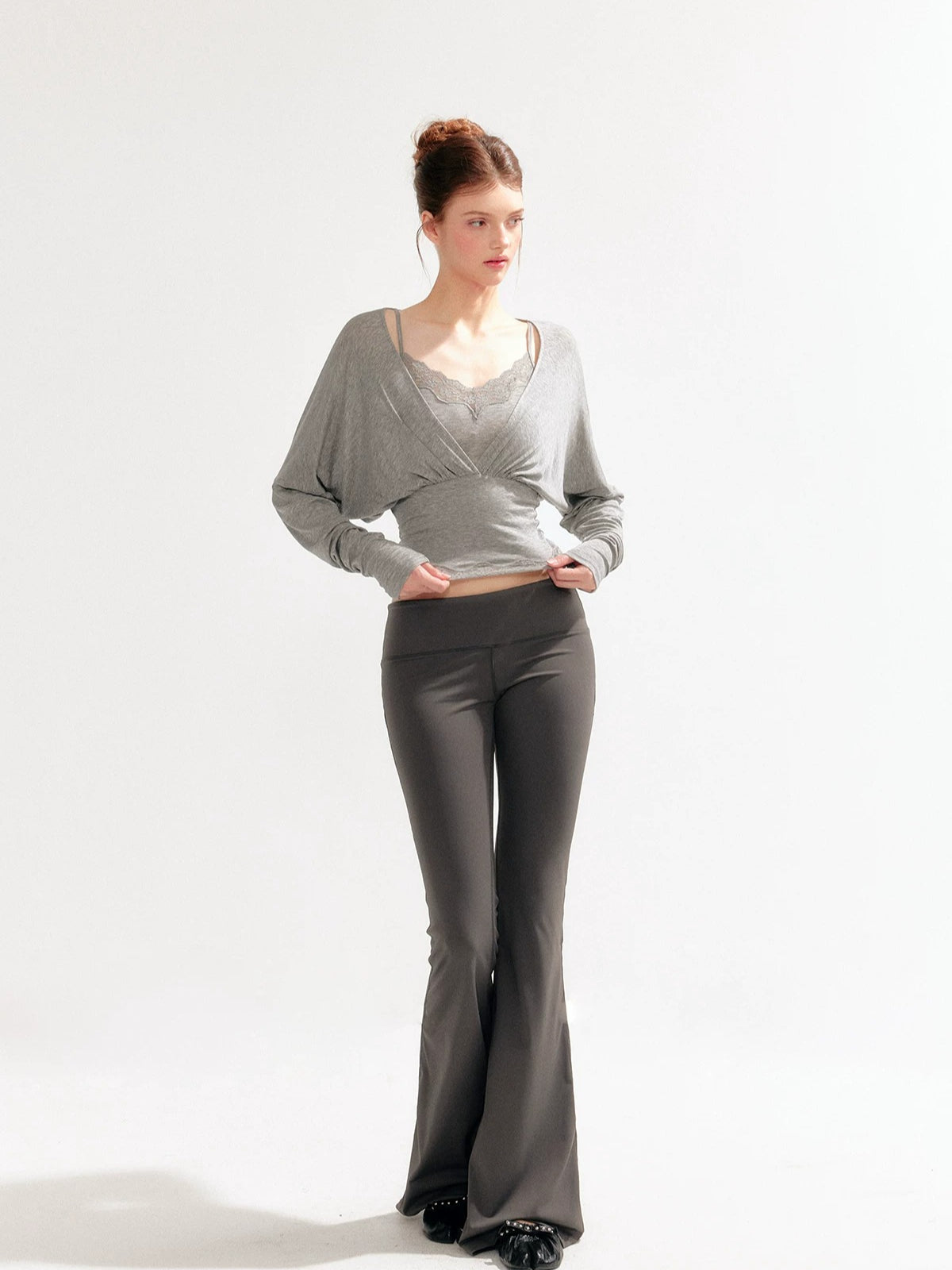 Low Waist Flared Yoga Pants