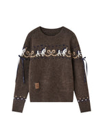 Carousel Jacquard Knit Sweater