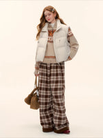 90% Down Puffer Stand-Collar Drawstring Vest