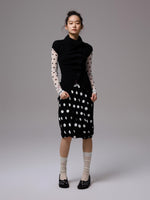 Asymmetrical Lapel Slouchy Knit T-shirt