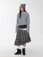 Cable Wool Brushed Sweater