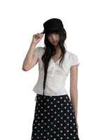 Textured Doll Collar Top