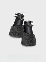 Faux Fur Leg Warmers