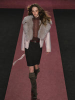 Fur Collar Oversized Jacket