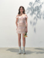 Lace 3D Flower A-line Skirt