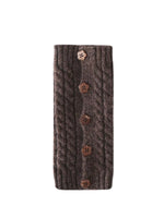 Wooden Flower Button Leg Warmers