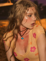 Sunfade Floral Knit T-Shirt