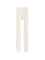 Cable-Texture Cotton Tights