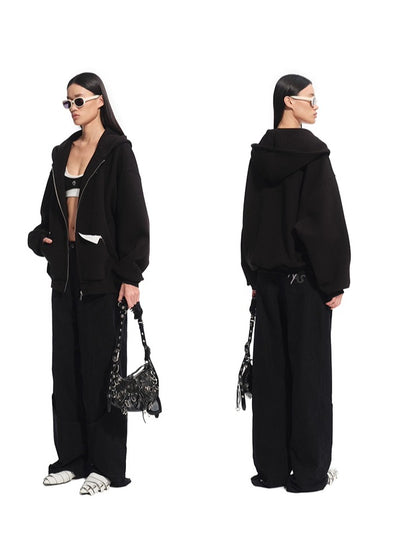 Black Wilderness Hoodie Jacket