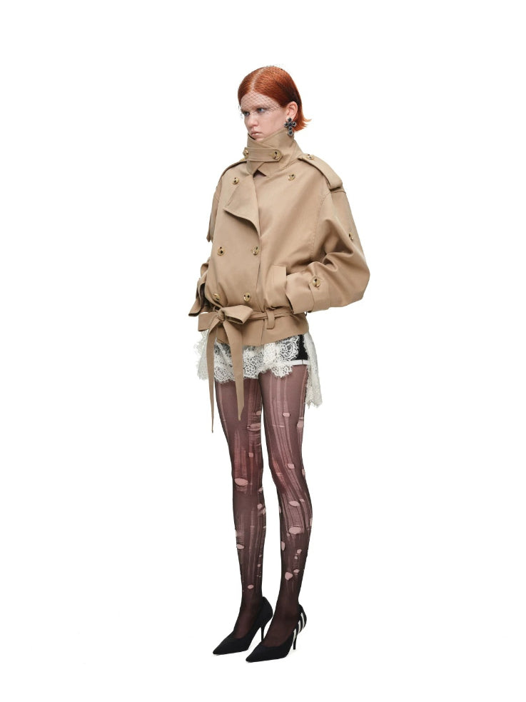 Double Breasted Trench Coat