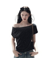 Crystal One Shoulder Top