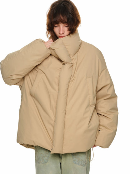 Stand Collar Loose Silhouette Down Jacket