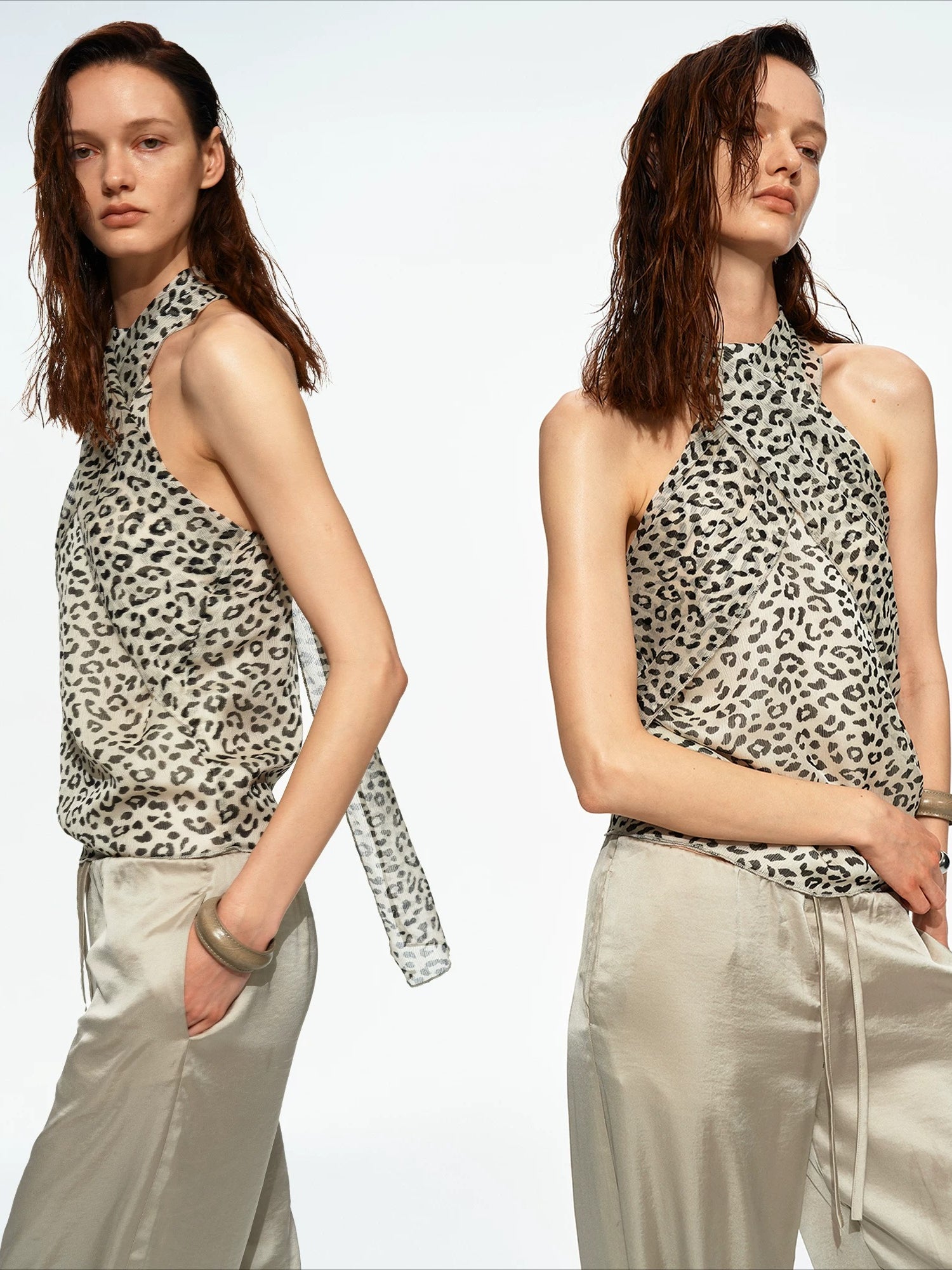 Printed Halter Cami