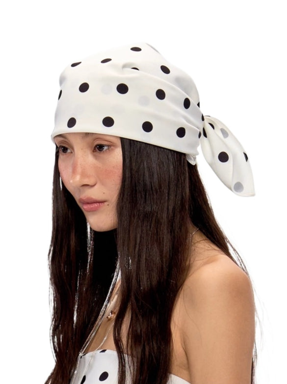 Polka Dot Print Scarf