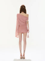 Chain Neck Knit Dress