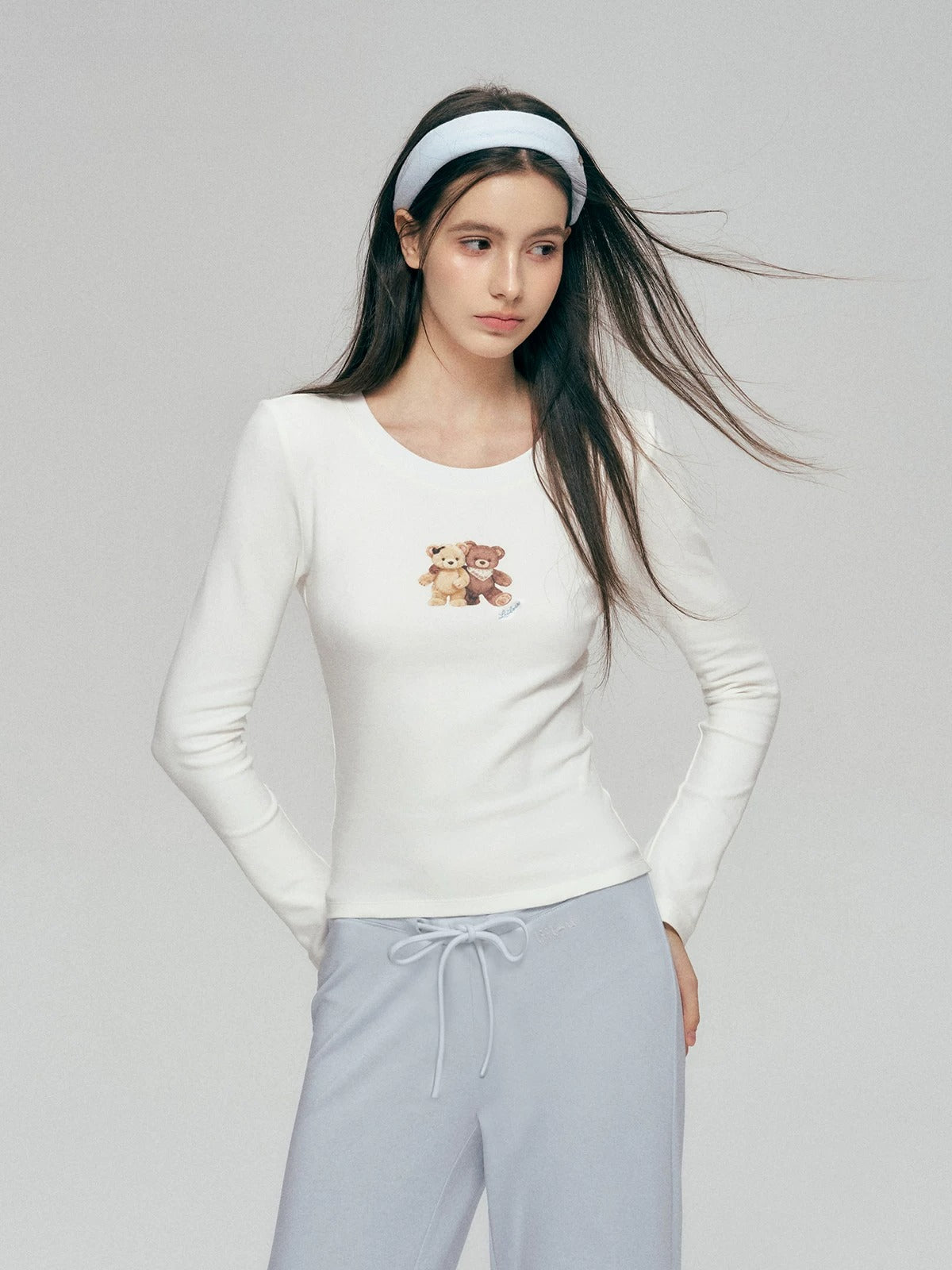 V Waist Straight Pants