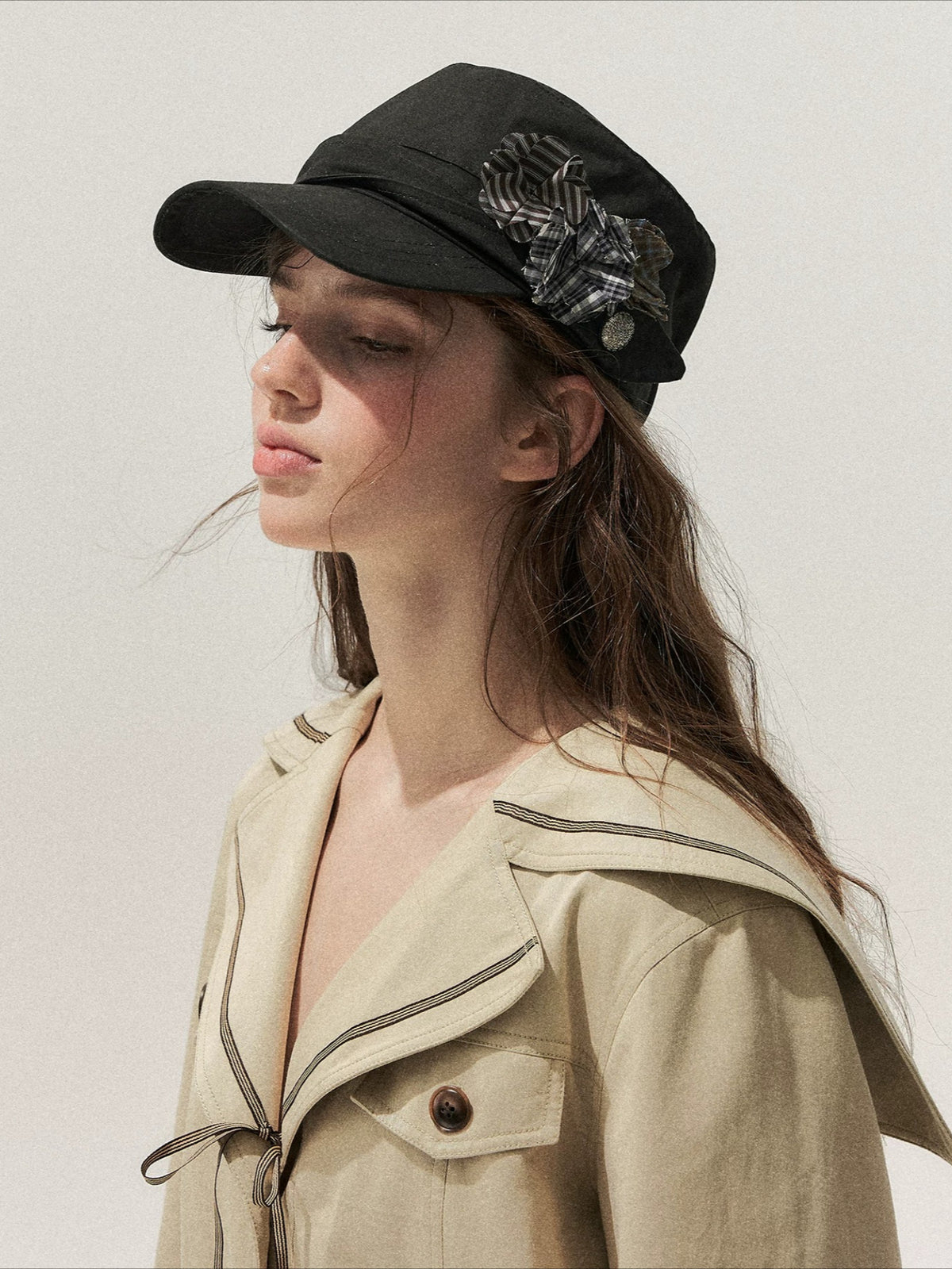 Vintage Floral Riding Hat