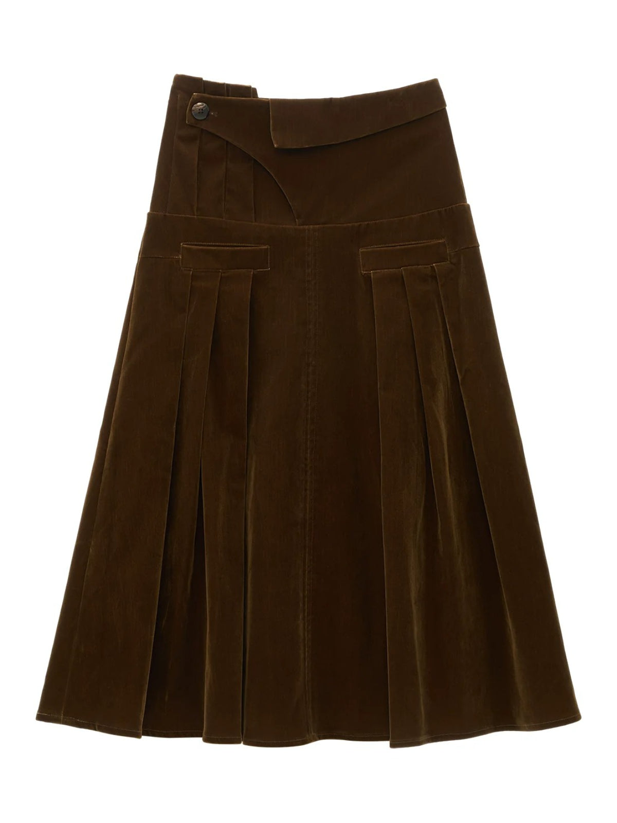 Vintage Velvet A Line Maxi Skirt