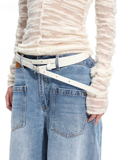 Polar Contour Leather Belt