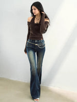 Off-Shoulder Wool Knit Top