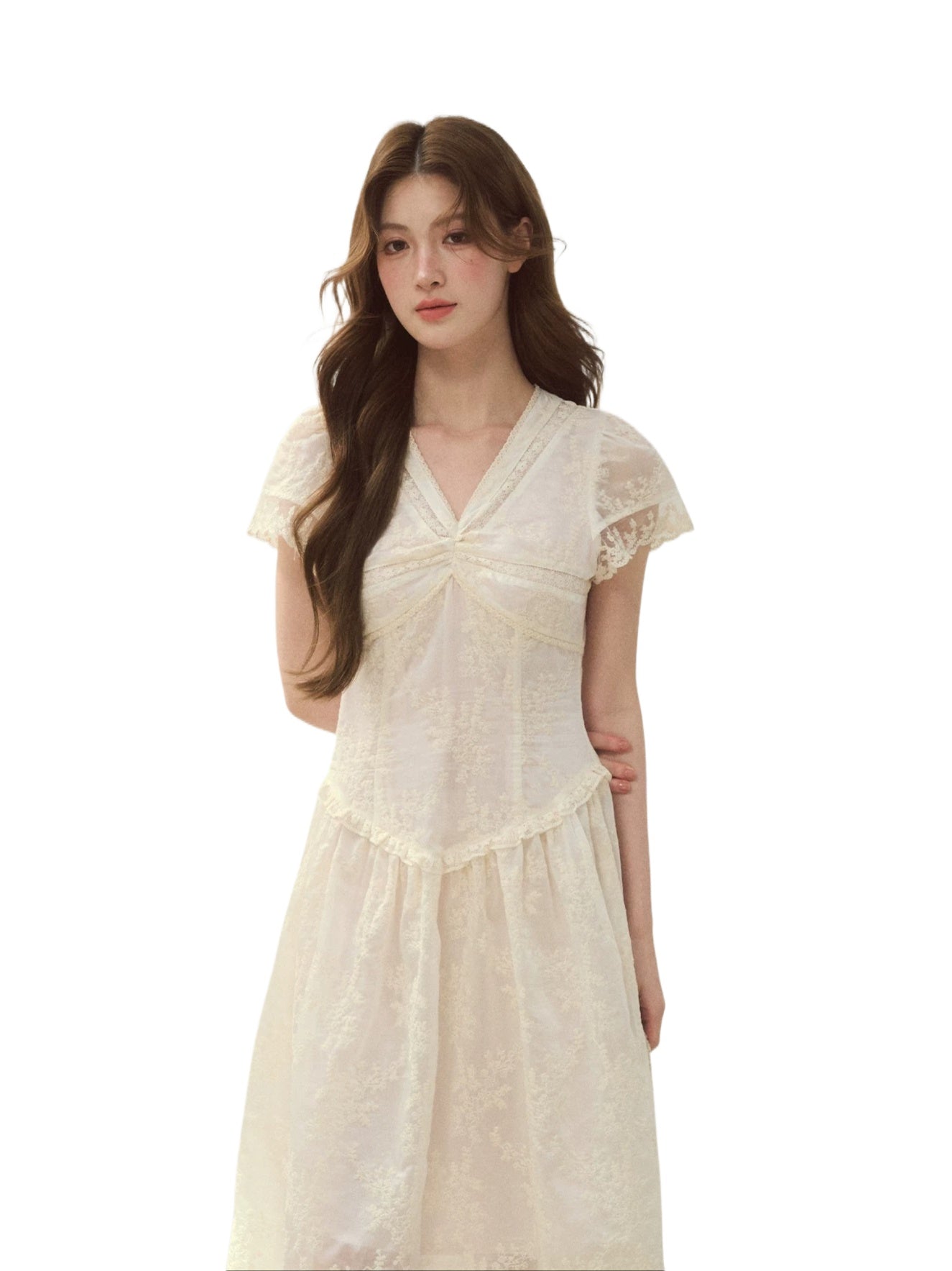 Sunlight Lace A-line Dress