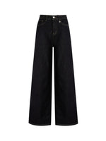 Contrast Pocket Straight Leg Jeans