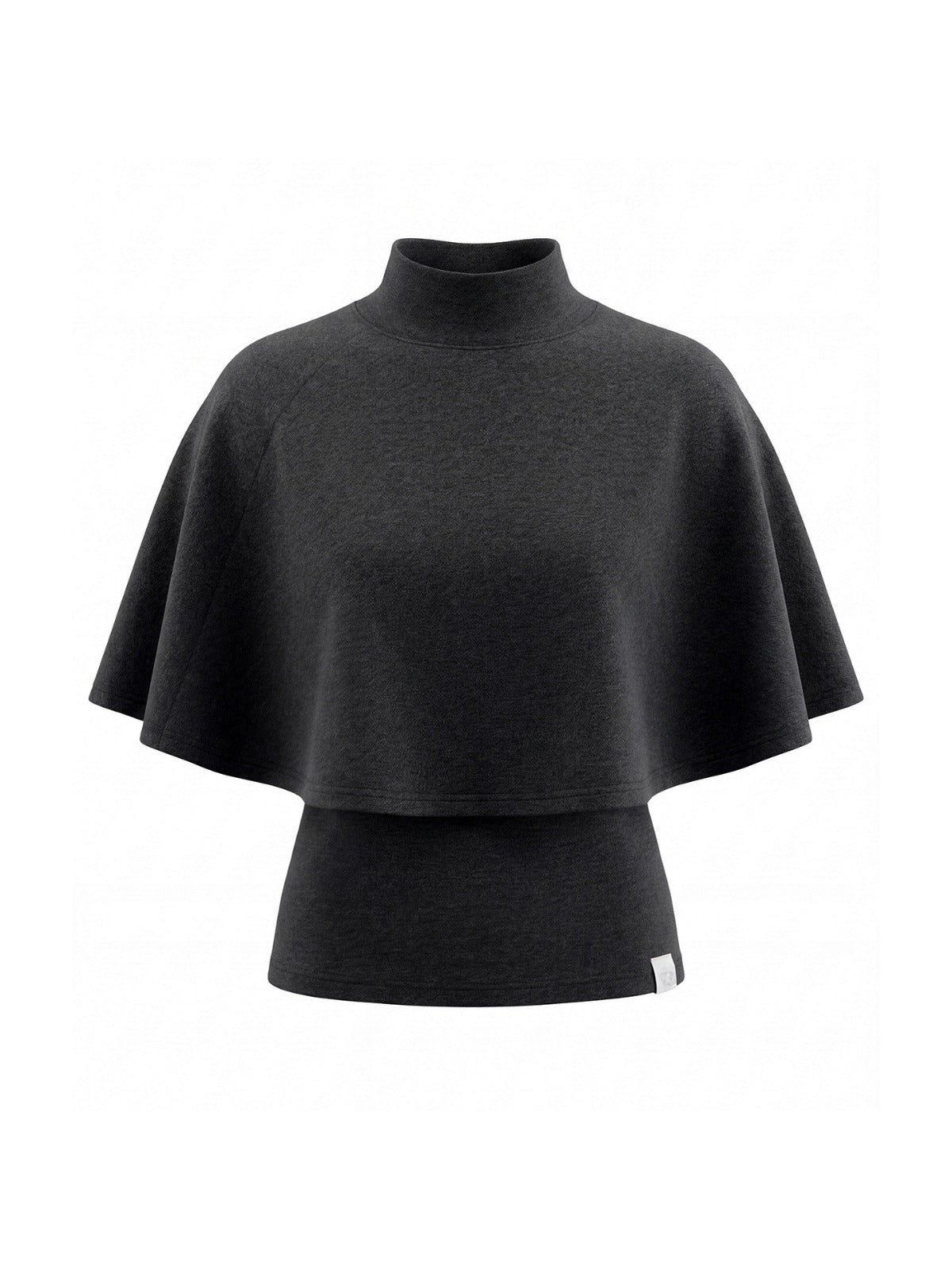 Korean Cape Layered T-Shirt