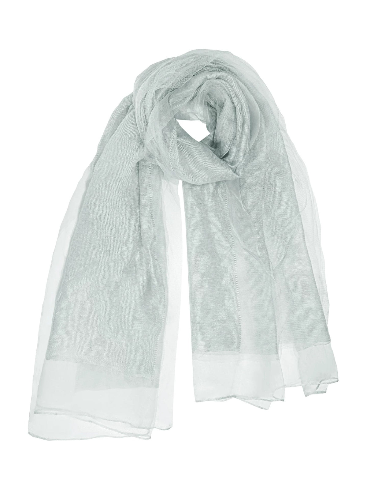 Double Layer Silk Wool Scarf