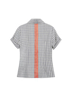 Plaid Slim Short Sleeve Shirt