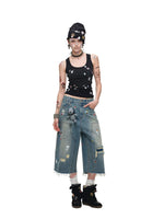 Vintage Print Wide-Strap Tank Top