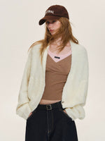 Soft Boucle Batwing Cocoon Cardigan