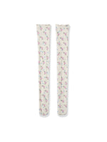 Floral Print Over-the-Knee Socks