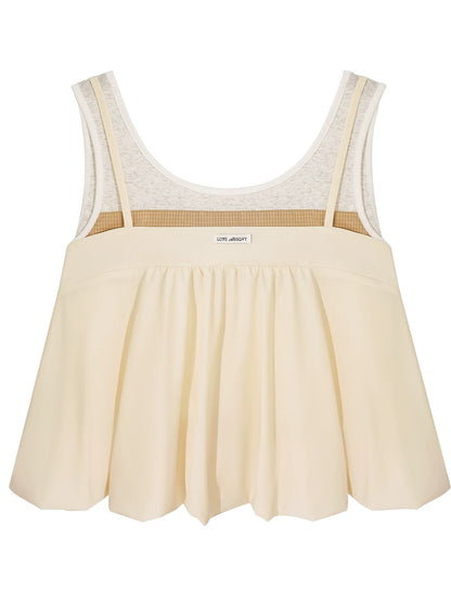 Contrast Two-Piece Set