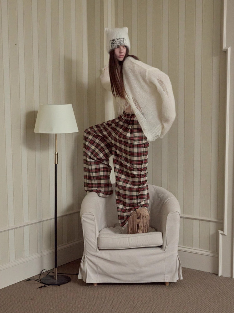 Mohair Star Cutout Cardigan