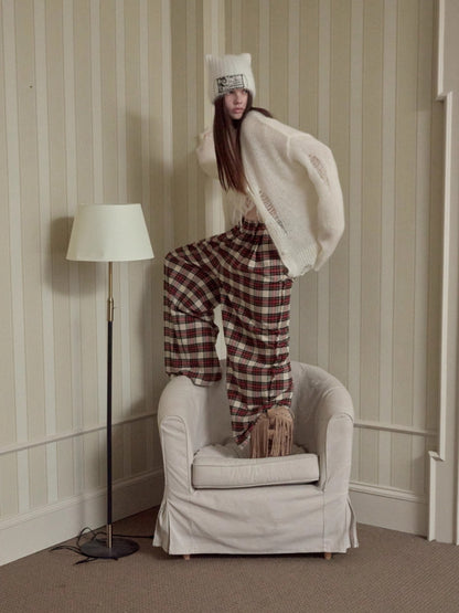 Mohair Star Cutout Cardigan